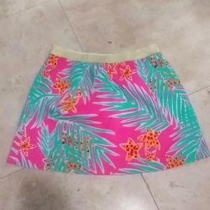 Lilly Pulitzer palm starfish mini skirt XL